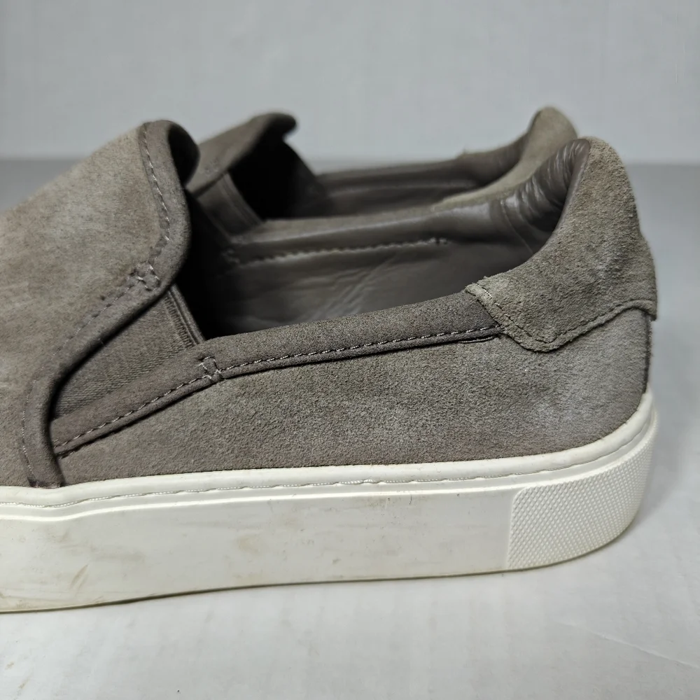 UGG Jass Slip On Suede Gray/Taupe Sneakers Woman’s Shoes Size 6.5